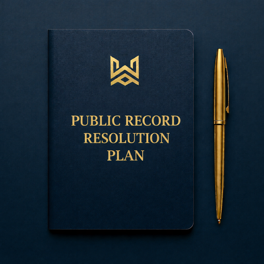 Public Record Resolution Plan